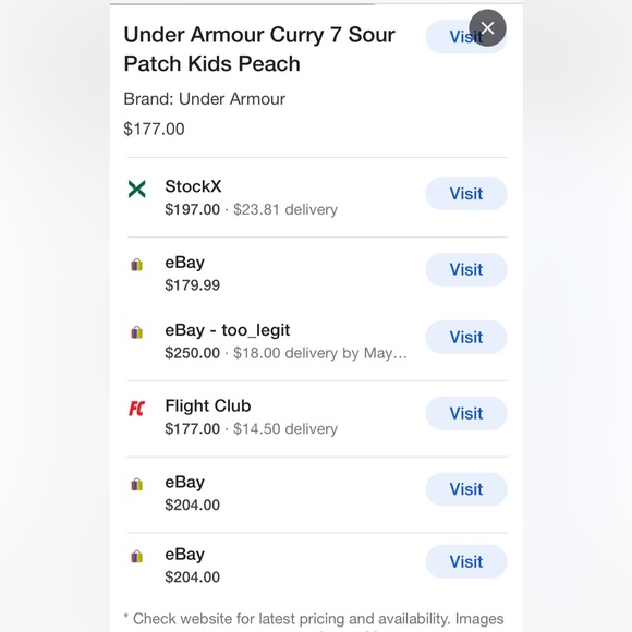 LIKE NEW GUC Under Armour Steph Curry 7 Sour Patch Kids Peach Plasma Shoes ‘19 - Picture 10 of 11